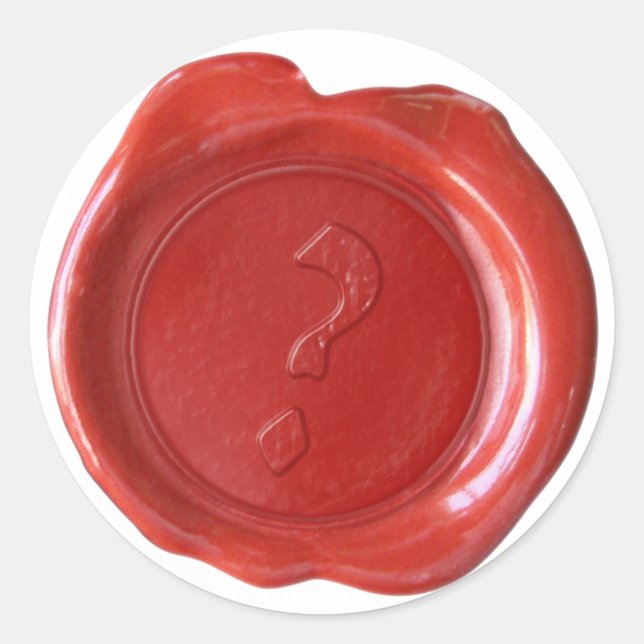 Wax Seal Monogram - Red - Artistic ? - (Front)