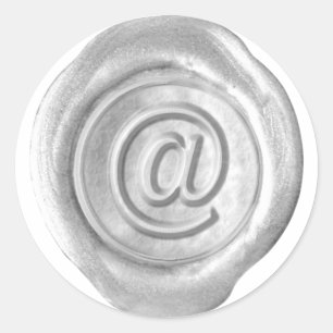 Wax Seal Monogram - Silver - Bold @ -