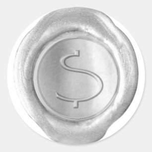 Wax Seal Monogram - Silver - ModernSlim $ -