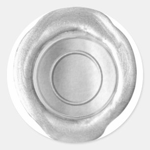 Wax Seal Monogram - Silver - ModernSlim O -