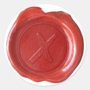 Wax Seal - Red - Custom X -