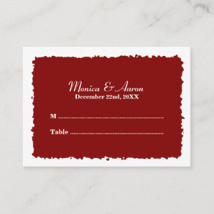 Wax Seal Table Escort Cards