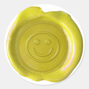 Wax Seal - Yellow - Face -