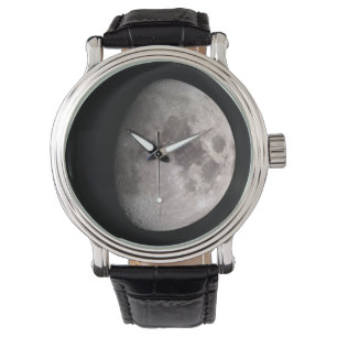 Waxing gibbous moon phase fun Father's Day Watch