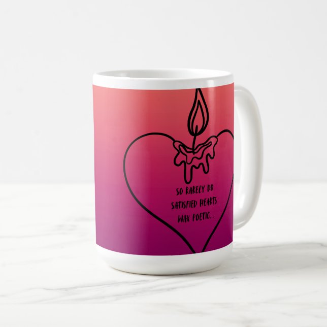 Waxing Poetic Coffee Mug (Front Right)