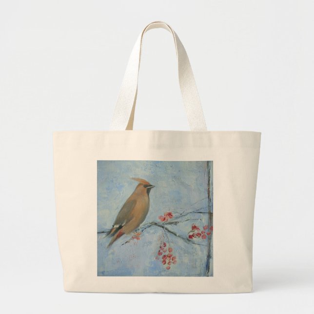 Waxwing Large Tote Bag (Front)