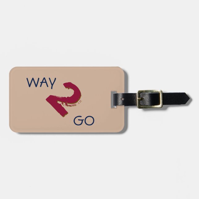 WAY2GO LUGGAGE TAG (Front Horizontal)