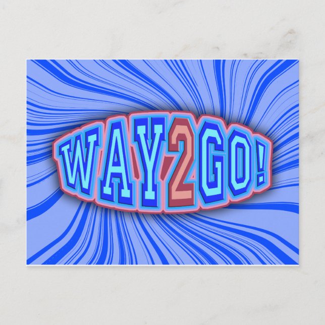 Way 2 Go! Postcard (Front)