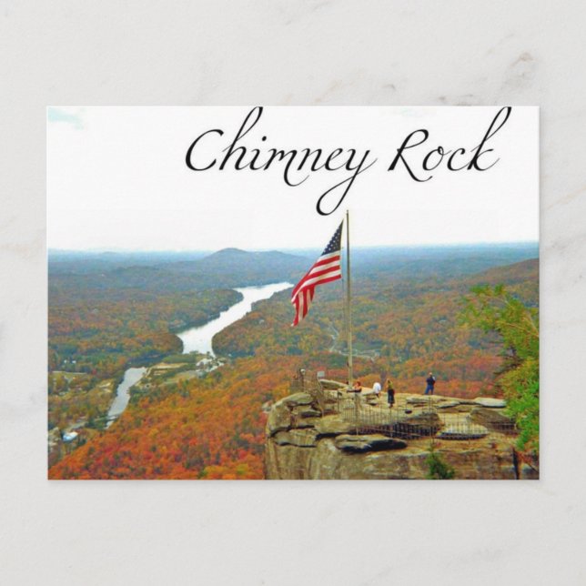 Way Above Chimney Rock Postcard (Front)