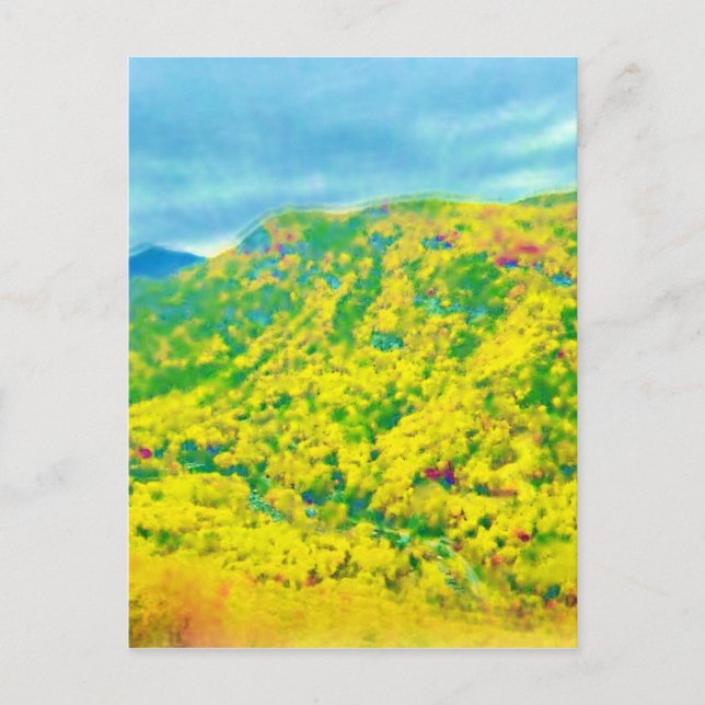 Way Above the Mountains Postcard (Front)