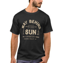 Way Behind The Sun - Distressed Text Logo