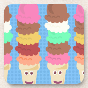 Way Cute Ice Cream Cones Coaster