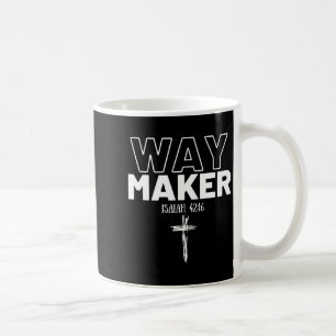 Way Maker Isaiah 42_16 Christian Tee Premium Coffee Mug