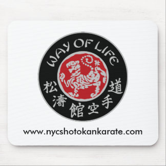 Way Of Life Shotokan Dark Logo Mousepad