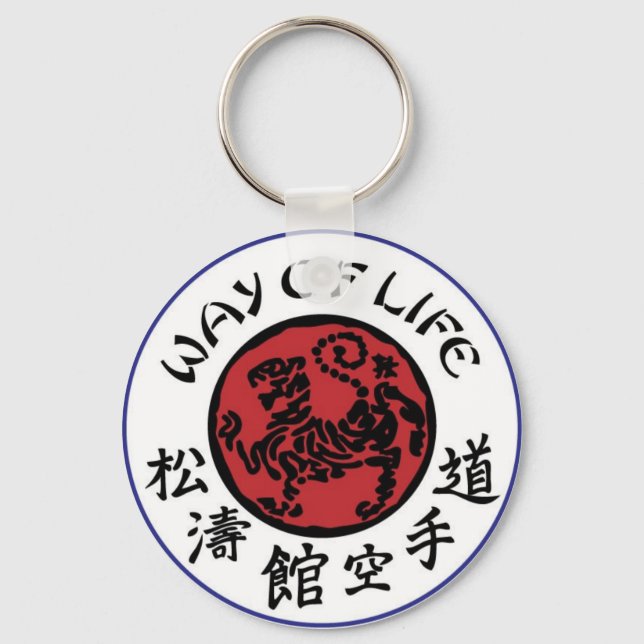 Way Of Life Shotokan Keychain (Front)