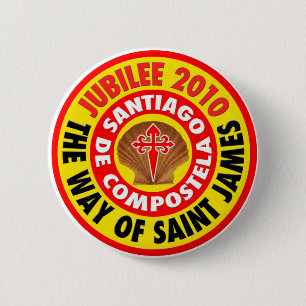 Way of Saint James the Greater 6 Cm Round Badge