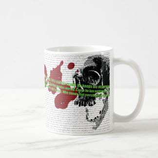 Way of the warrior poem wrap around coffee mug