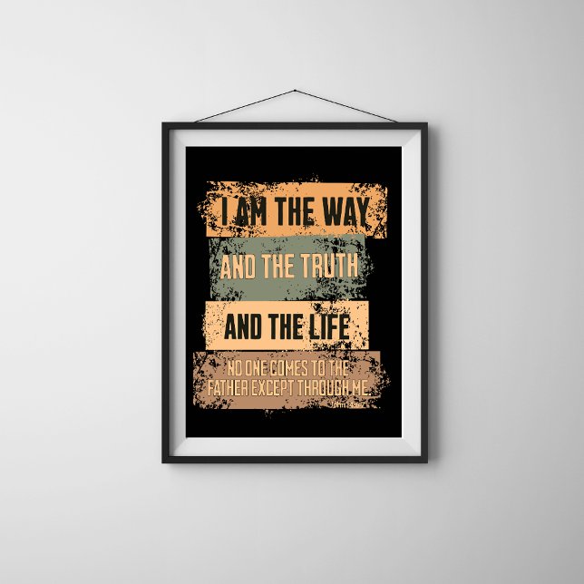 Way, Truth, Life - Faith-Inspired Design Poster (Creator Uploaded)