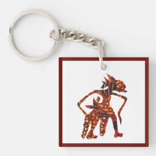 Wayang in Batik II Key Ring