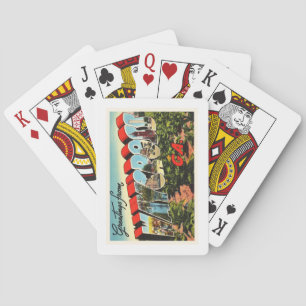 Waycross Georgia GA Old Vintage Travel Souvenir Playing Cards