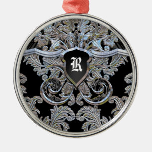 Waydhill Exquisite Victorian Monogram Metal Tree Decoration