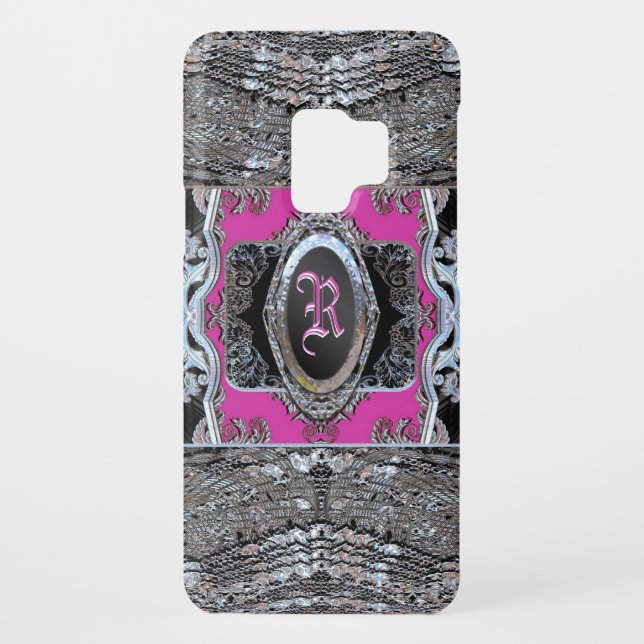 Waydkleine Lola Baroque Monogram Case-Mate Samsung Galaxy Case (Back)