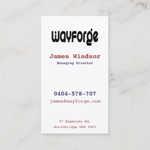 Wayforge Business Card