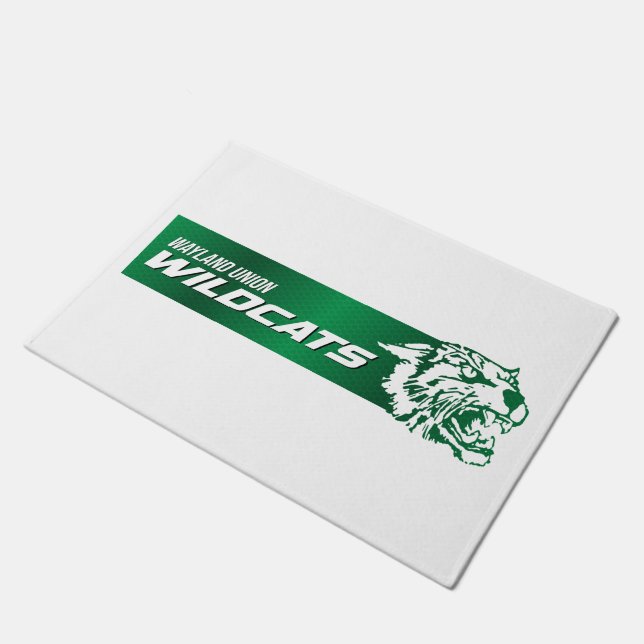 Wayland Union Wildcats #2 Doormat (Angled)