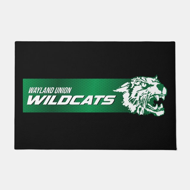 Wayland Union Wildcats #2 Doormat (Front)