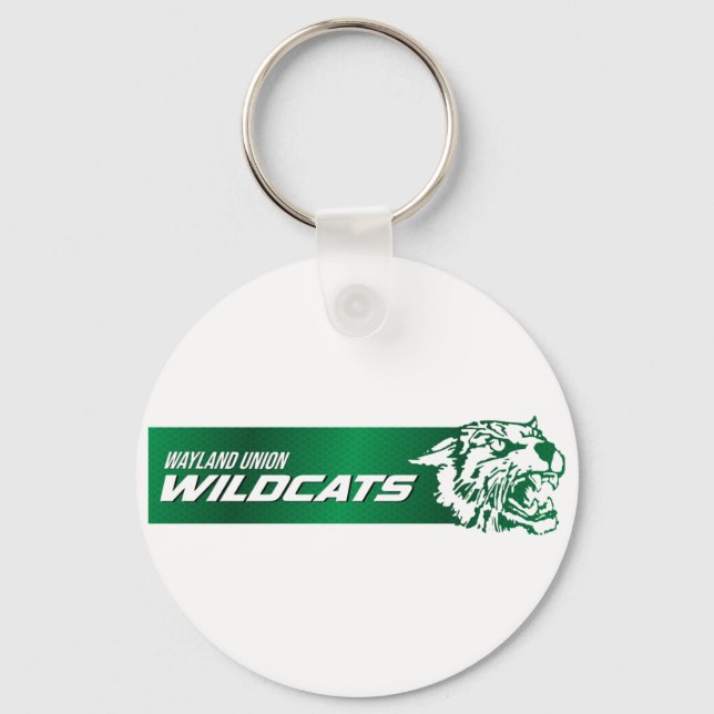 Wayland Union Wildcats #2 Key Ring (Front)