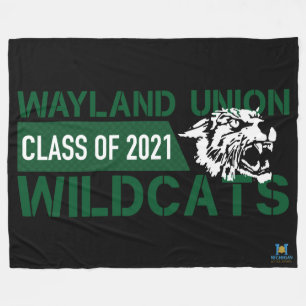 Wayland Union Wildcats #3 Fleece Blanket