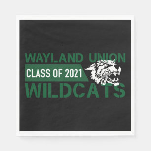 Wayland Union Wildcats #3 Napkin