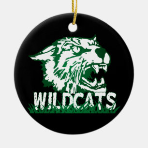 Wayland Union Wildcats #4 Ceramic Ornament