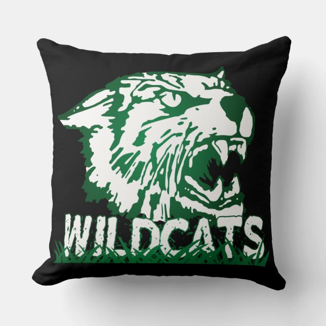 Wayland Union Wildcats #4 Cushion (Front)