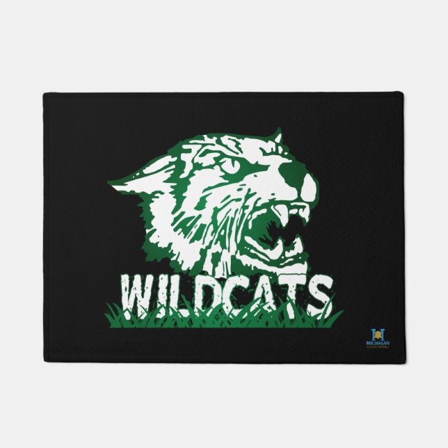 Wayland Union Wildcats #4 Doormat (Front)