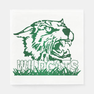 Wayland Union Wildcats #4 Napkin