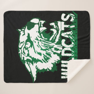 Wayland Union Wildcats #4 Sherpa Blanket