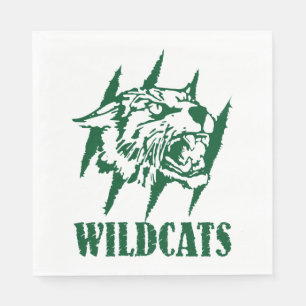 Wayland Union Wildcats #9 Napkin