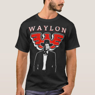 Waylon Jennings  Official Merchandise  Full Circle T-Shirt