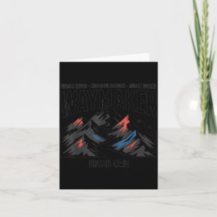 Waymaker Isaiah 42 16 Promise Illustration Card