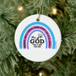 Waymaker Miracle Worker My God That Is Who You Are Ceramic Ornament
