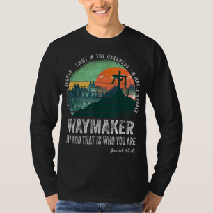 Waymaker Miracle Worker Promise Keeper Jesus Chris T-Shirt