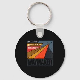 Waymaker Promise Keeper Miracle Worker God Christi Key Ring