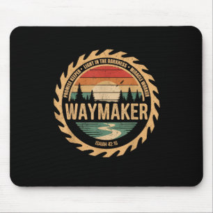 Waymaker Promise Keeper Miracle Worker God Christi Mouse Pad