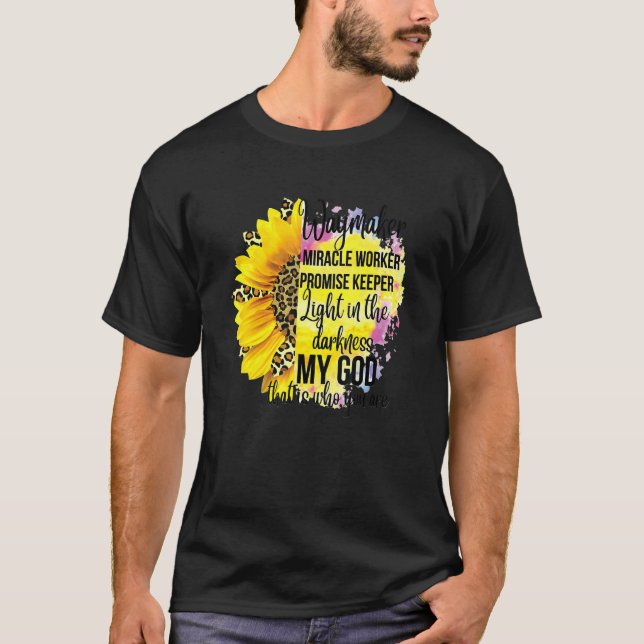 WayMaker Promise Keeper Waymaker Light Darkness Su T-Shirt (Front)