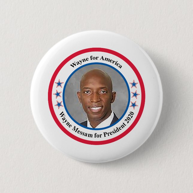 Wayne Messam 6 Cm Round Badge (Front)