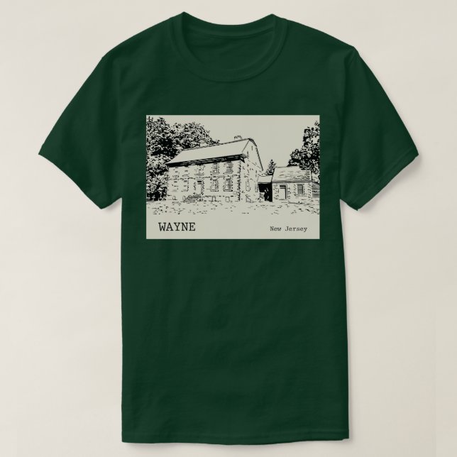 Wayne New Jersey  1 T-Shirt (Design Front)