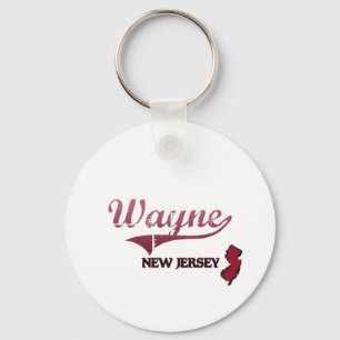 Wayne New Jersey City Classic Key Ring