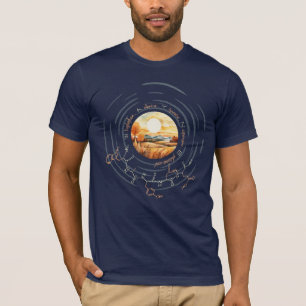 WAYNE peptide, Moon 4 w/ custom text, dark T-Shirt