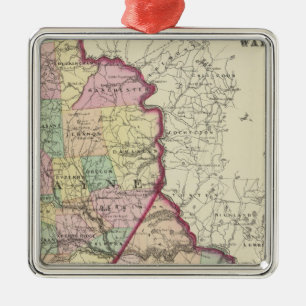 Wayne, Pike counties Metal Tree Decoration